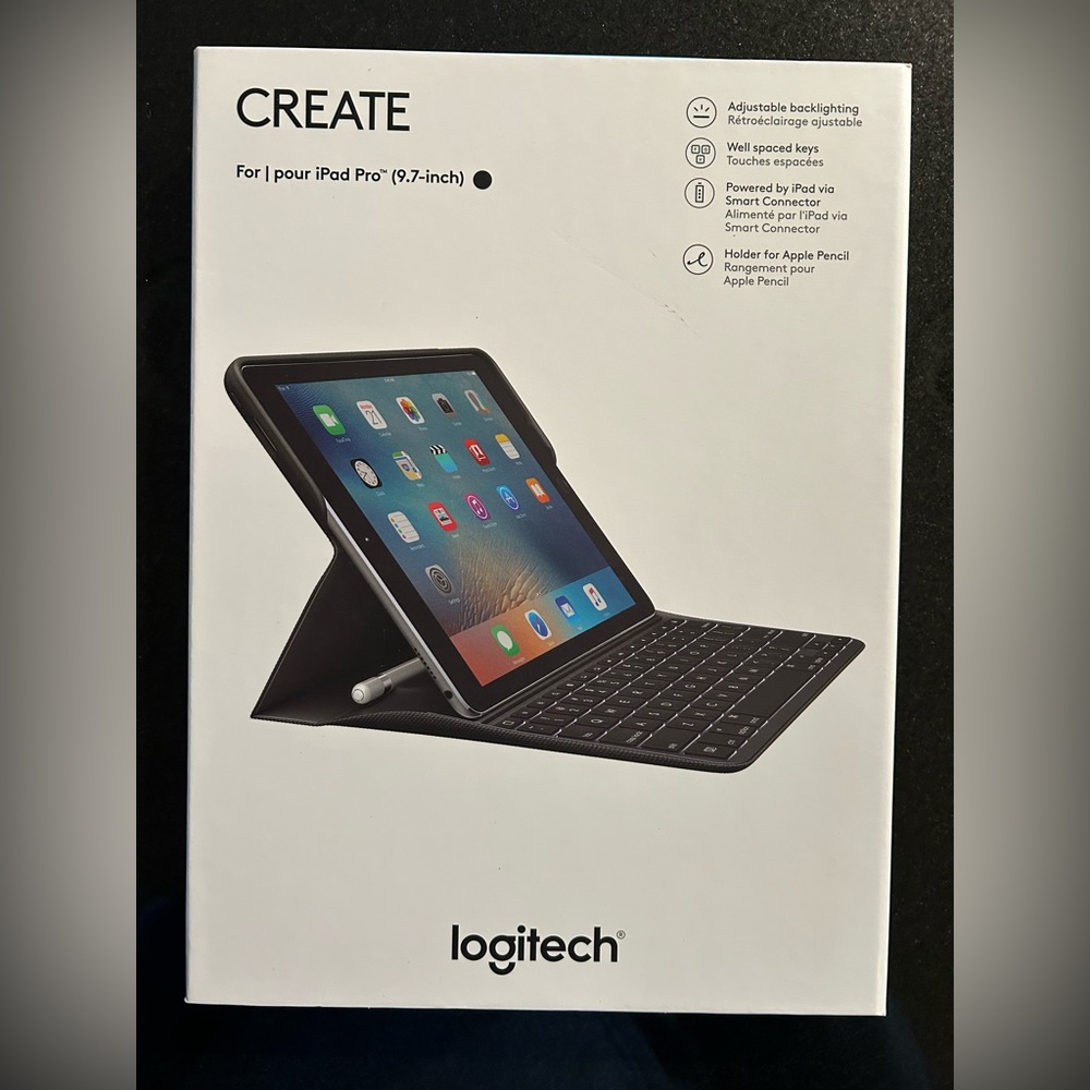 Logitech Gray Keyboard Case for iPad Pro 9.7-inch
